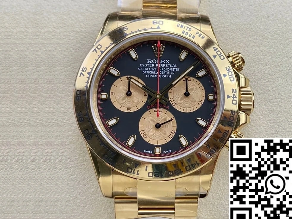 Gold M116508-0009 Clean Rolex Daytona Factory Yellow Cosmograph 1130